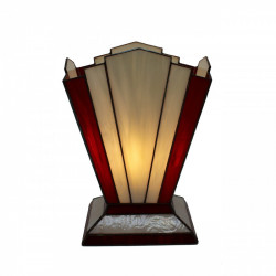 Design tafellamp 3276 Zodiac rood ivoor